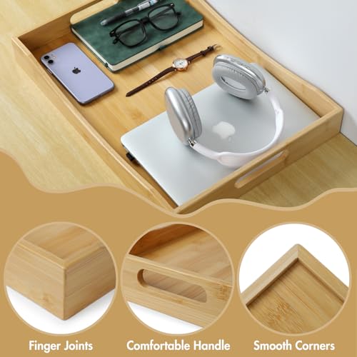 Bamboo Serving Tray with Handles