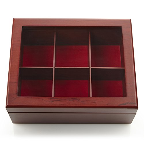 Tea Box Luxury Wooden Tea Bag Organizer from The Apace Premier Collection