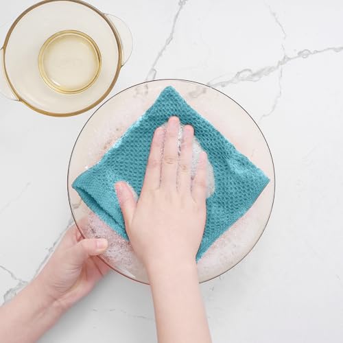 100% Cotton Waffle Weave Kitchen Dish Cloths 12 (12 Count)