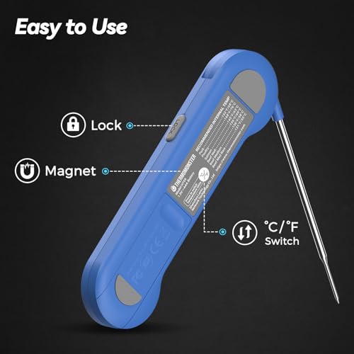 0.5 Sec Instant Read Meat Thermometer Digital for Cooking