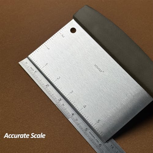 Multipurpose Bench Scraper Kitchen Utensil for Flat Top Griddle