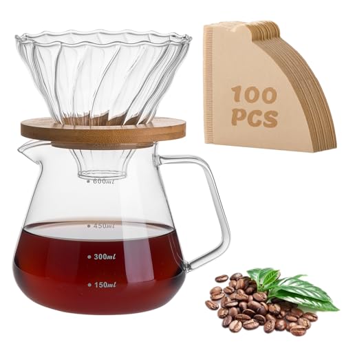 Pour Over Coffee Maker Set (3 Count)