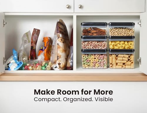 Flip Tite Storage Container with Lid 4” RECTANGULAR Airtight Ring Flip Top (3 Count)