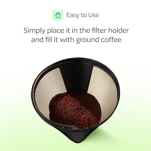 2 Pack #4 Reusable Permanent Cone Coffee Filters (2 Count)