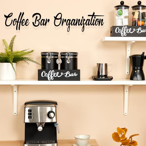 2×63OZ Stainless Steel Coffee Container with Shelf and Scoop for Coffee Bar