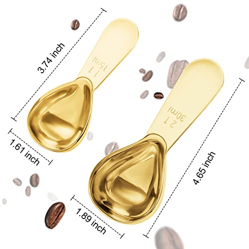 Stainless steel coffee scoop 2 (2 Count)