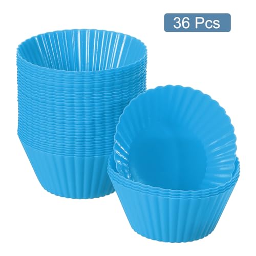 36Pcs Silicone Cupcake Liners (36 Count)