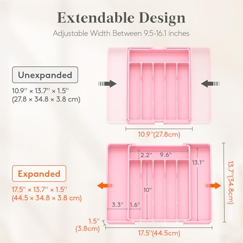 Expandable Silverware Drawer Organizer