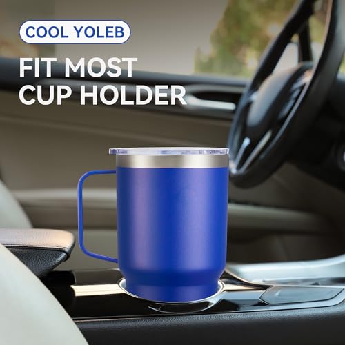 30 oz Stainless Steel Tumblers Bulk with Handle and Lid (4 Count)