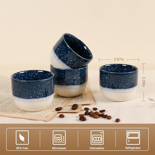 Ceramic Espresso Cups Set of 4