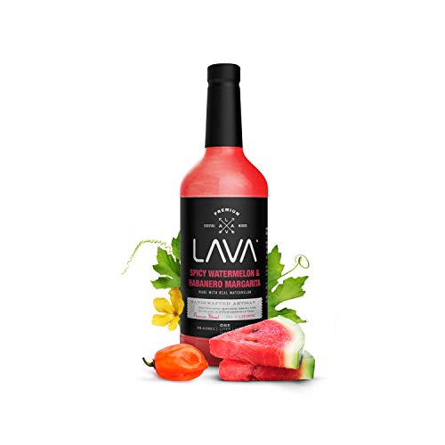 Premium Spicy Watermelon Habanero Margarita Mix (33.8 Fl Oz)