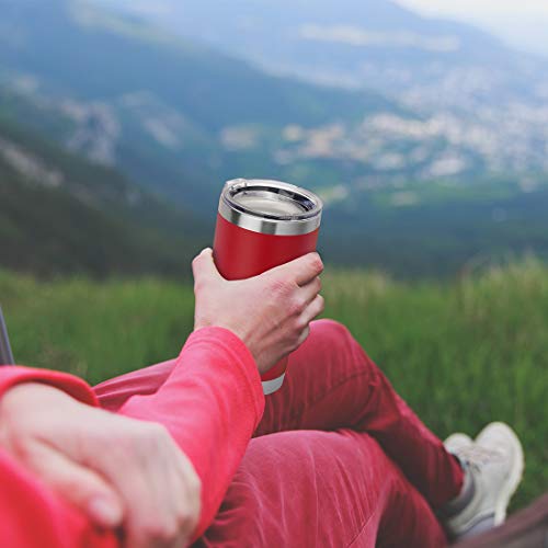 20oz Tumbler with Lid Stainless Steel Tumblers Bulk (12 Count)
