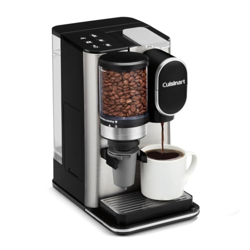 Single Serve Coffee Maker + Coffee Grinder with 8