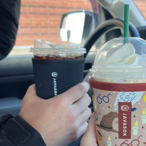 JavaSok Iced Coffee & Cold Soda Insulated Neoprene Cup Sleeve