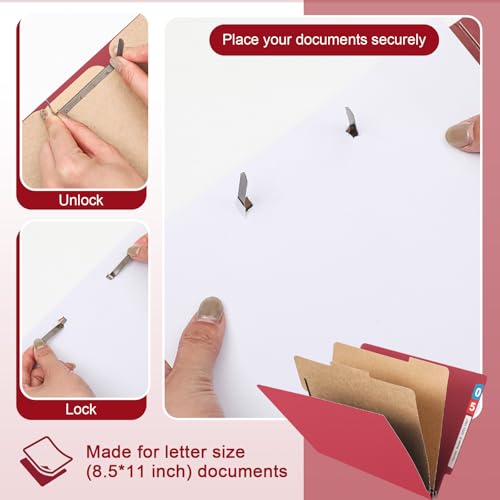 24 Pack Classification Folders