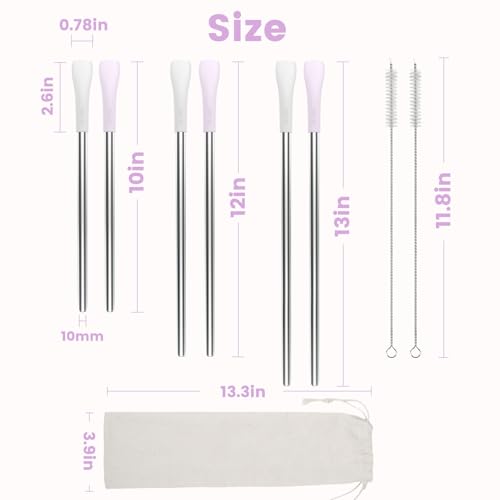 Anti Wrinkle Straw 6 Pcs (6 Count)