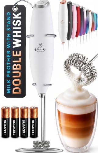 Powerful Milk Frother Wand With Duracell Batteries