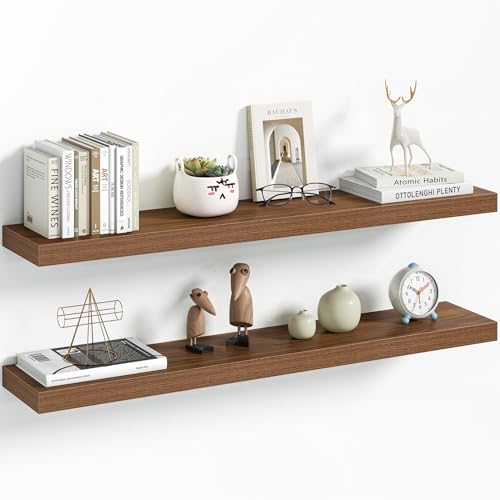 36 Inch Floating Shelves Wall Mounted for Display (2 Count)