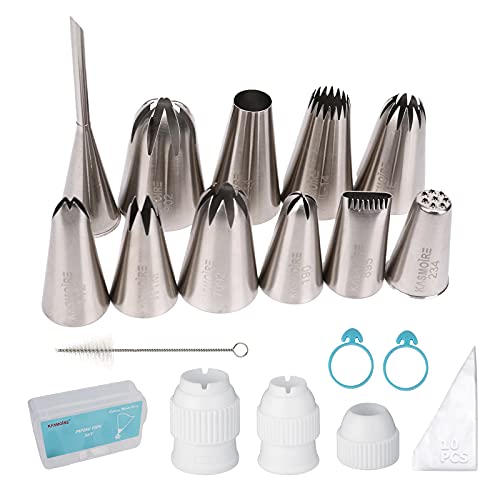 11 Pcs Extra Large Piping Tip Set