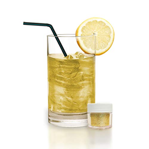 Yellow BREW GLITTER Edible Glitter For Drinks