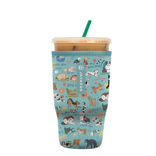 JavaSok Iced Coffee & Cold Soda Insulated Neoprene Cup Sleeve