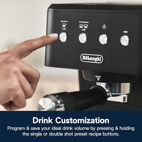 De’Longhi Classic Matte Black Espresso Machine