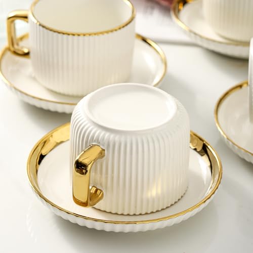 Cappuccino Cups with Saucers