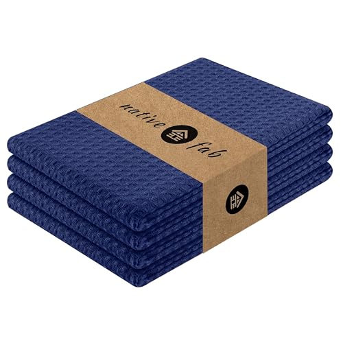 Waffle Kitchen Towels 4 Pack (4 Count)