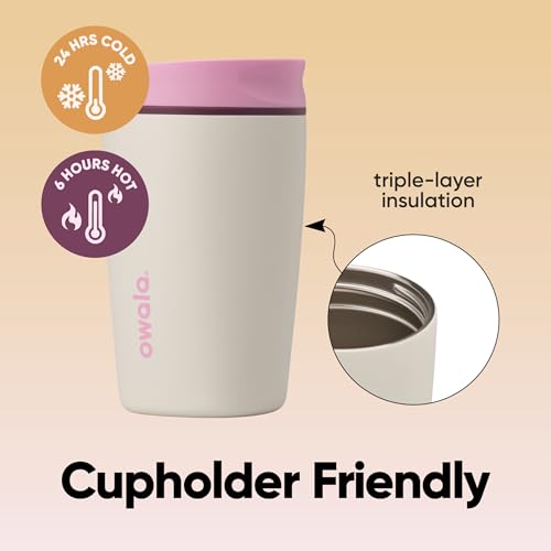 SmoothSip Slider Insulated Stainless Steel Coffee Tumbler