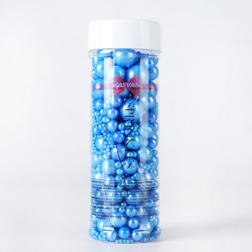 Royal Blue Pearl Sugar Sprinkles (4.58 Ounce)