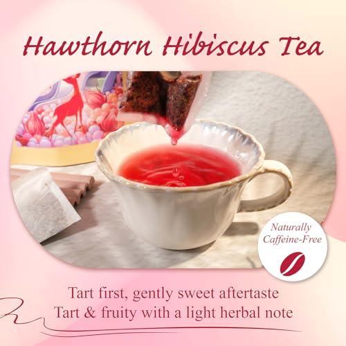 Hawthorn Hibiscus Tea Bags 50ct (50 Count)