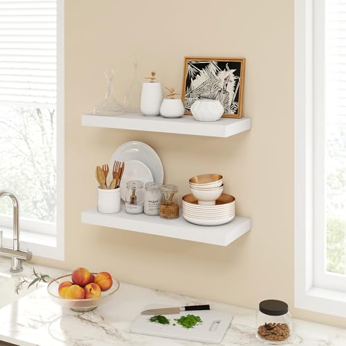24 Inch Floating Shelves (2 Count)