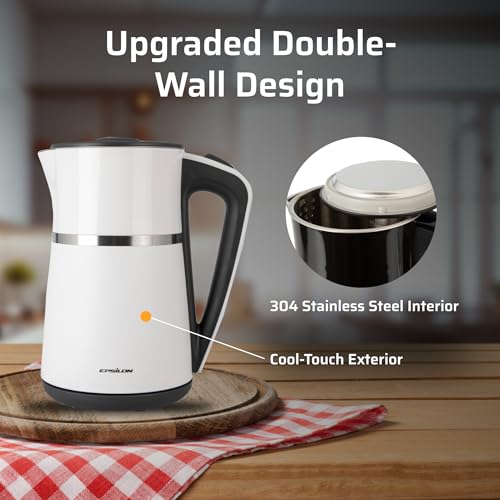 Double Wall Electric Kettle 1100W