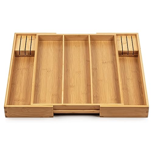 Kitchen Drawer Organizer with Knife Blocks