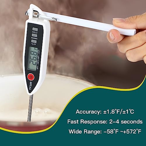 6 Set Digital Food Thermometer Long Probe Instant (6 Count)