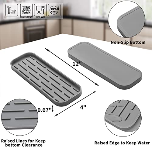 Silicone Kitchen Sink Organizer Tray for Multiple Usage