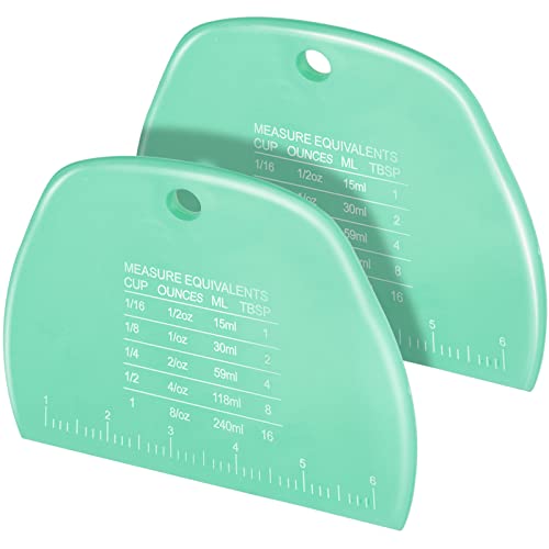 2 Pieces Plastic Bench Scraper