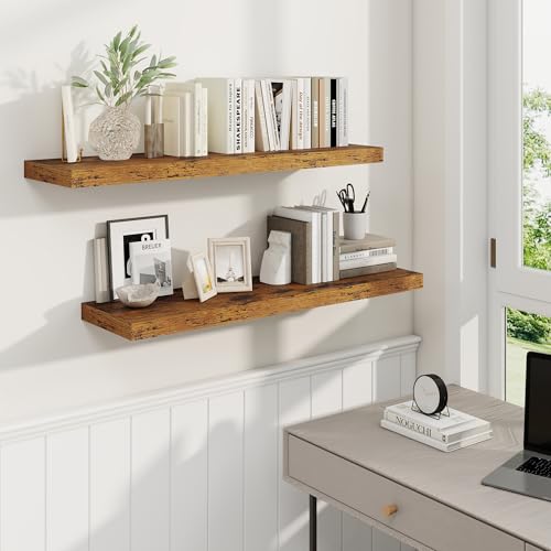 36 Inch Floating Shelves (2 Count)