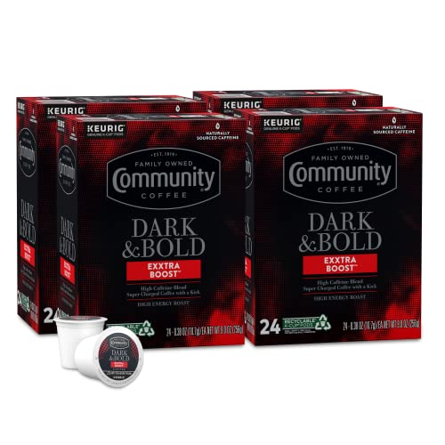 Dark & Bold Exxtra Boost 96 Count Coffee Pods