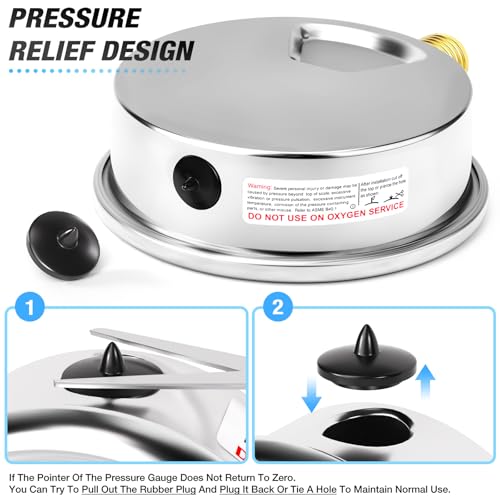 0~100Psi Stainless Steel 1