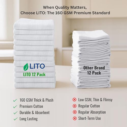 Thick Cotton Napkins (12 Count)