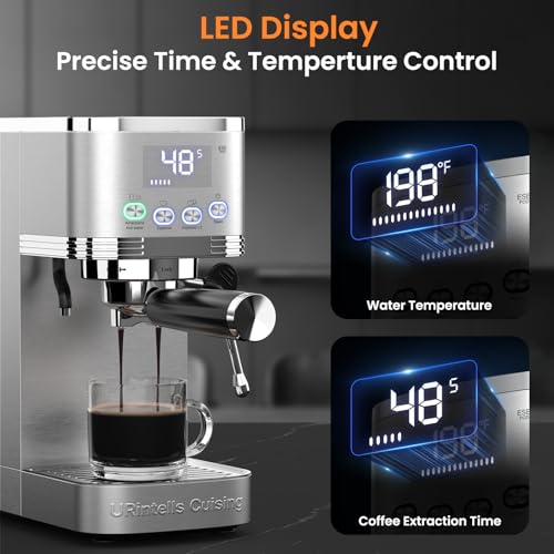 Espresso Machine with Adjustable Extraction Temperature