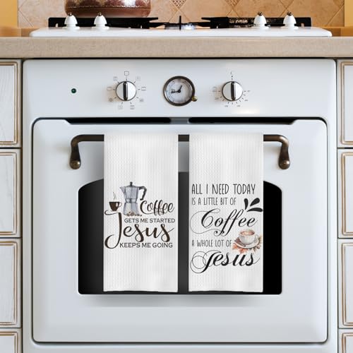 Christian Coffee Kitchen Towels