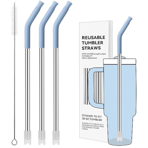 Straight Metal Straws for Stanley 30oz