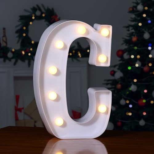 LED Letter Lights Sign Marquee Light Up Letters Sign for Night Light Wedding