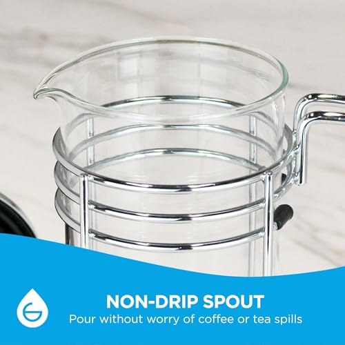 Madrid Glass French Press Coffee and Tea Maker