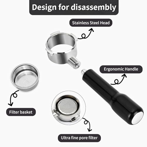 51mm Bottomless Portafilter for Delonghi Dedica EC680