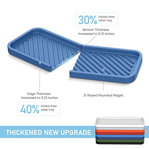 Kitchen Silicone Sink Organizer Tray (2 Count)