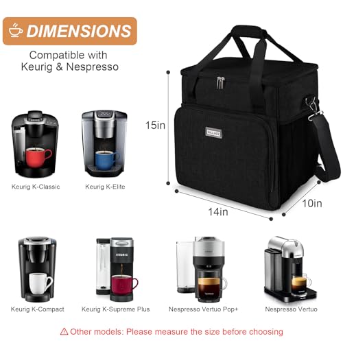 Coffee Maker Travel Bag Compatible with Keurig K