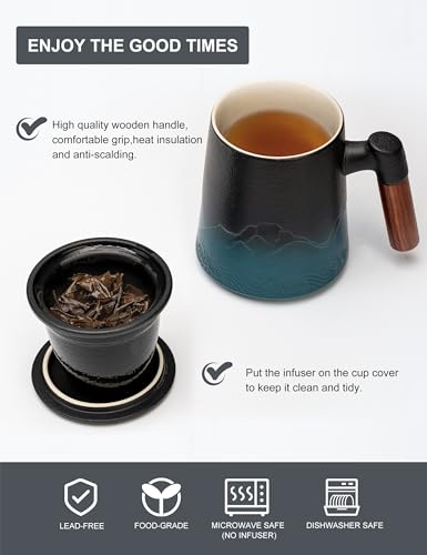 Tea Cup with Infuser and Lid (15.2 Count)